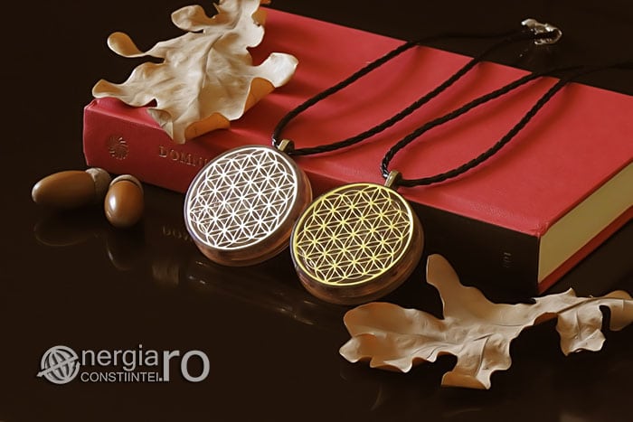 Amuleta-Medalion-Colier-Talisman-Pandant-Pandantiv-Orgonic-Orgon-Magnetic-Floarea-Vietii-Placat-Aur-18k-Argint-925-Cristal-Cuart-Ametist-ORG006-03
