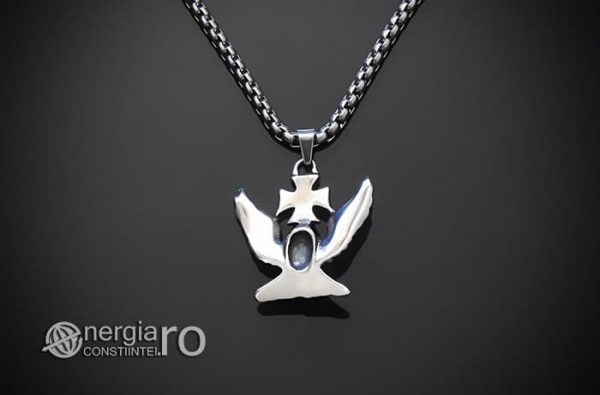 Pandant-Amuleta-Talisman-Medalion-Colier-Pandantiv-Vultur-Crucea-Malteza-Crucea-De-Fier-PND180-02