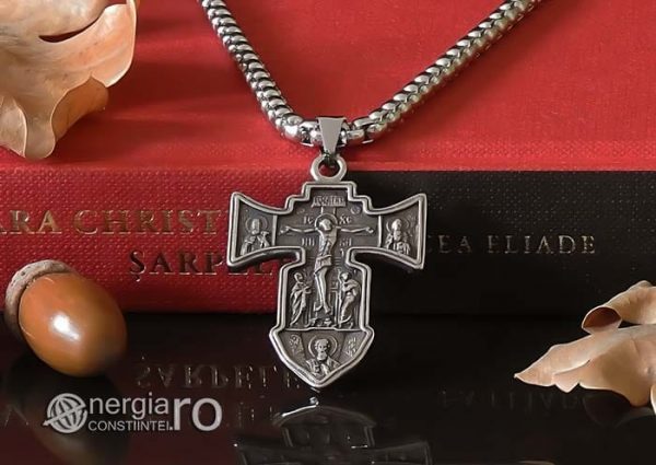 Pandant-Amuleta-Talisman-Medalion-Colier-Pandantiv-Cruciulita-Cruce-Crucifix-Iisus-INOX-PND186-06