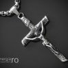 Pandantiv Cruciuliță Iisus Hristos INOX – cod PND188