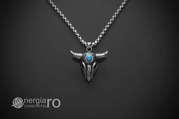 amuleta-talisman-medalion-colier-pandant-pandantiv-cap-de-bour-taur-protectie-protector-protectie-cristal-cuart-inox-PND253-01
