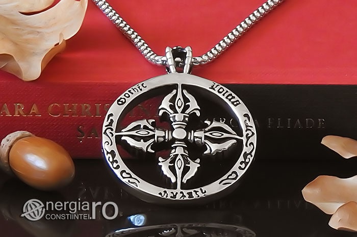 amuleta-talisman-medalion-colier-pandant-pandantiv-crucea-vajra-dorje-hindu-protectie-protector-protectoare-inox-PND191-06
