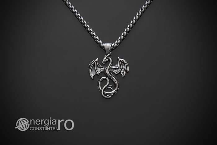 amuleta-talisman-medalion-colier-pandant-pandantiv-dragon-inaripat-protector-protectie-protectoare-curaj-inox-PND267-01