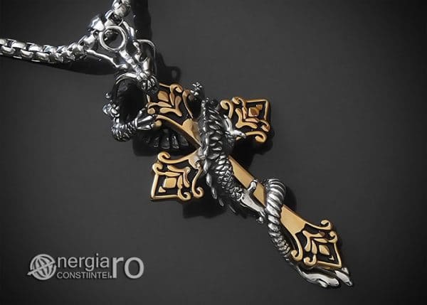 amuleta-talisman-medalion-colier-pandant-pandantiv-dragon-incolacit-cruce-cruciulita-protector-protectoare-inox-PND268-00