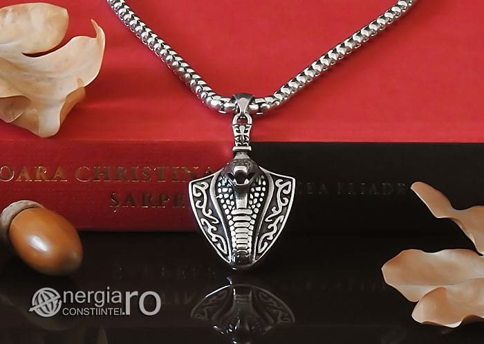 amuleta-talisman-medalion-colier-pandant-pandantiv-sarpe-cobra-protectie-protector-curaj-intelepciune-inox-PND129-06