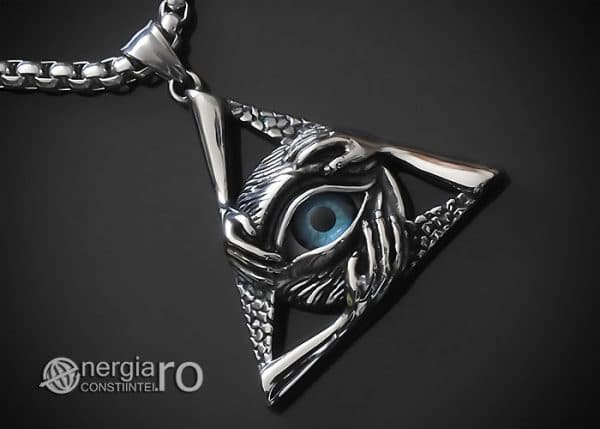 amuleta-talisman-medalion-colier-pandant-pandantiv-triunghi-ochi-deochi-albastru-protectie-protector-inox-PND078-00