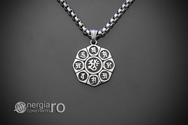 amuleta-talisman-medalion-colier-lant-lantisor-pandant-pandantiv-om-mani-padme-hum-inox-protector-protectie-protectoare-PND102-01
