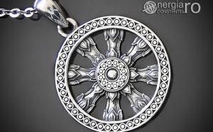 amuleta-talisman-medalion-colier-lant-lantisor-pandant-pandantiv-roata-dharma-roata-norocului-busola-magica-protectie-protectoare-protector-argint-925-PND720-00