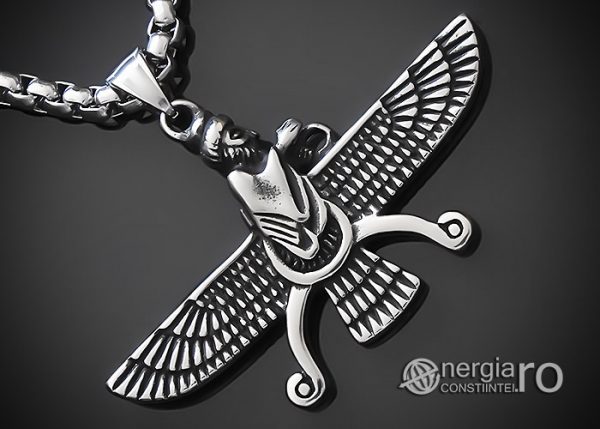 amuleta-talisman-medalion-colier-lant-lantisor-pandant-pandantiv-zoroastru-zarathustra-protector-protectoare-protectie-INOX-PND430-00