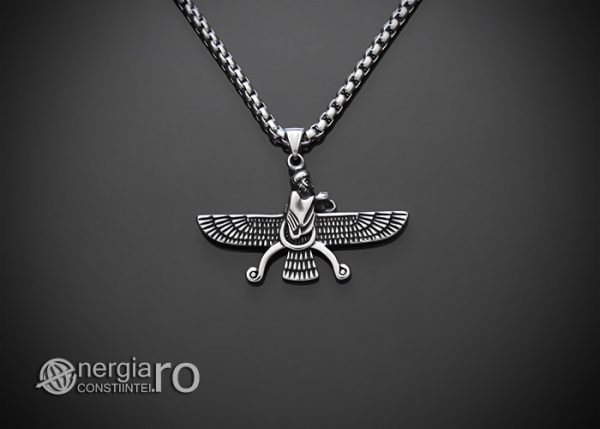 amuleta-talisman-medalion-colier-lant-lantisor-pandant-pandantiv-zoroastru-zarathustra-protector-protectoare-protectie-INOX-PND430-01