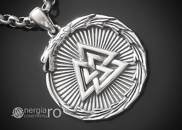 amuleta-talisman-medalion-colier-lant-lantisor-pandant-pandantiv-valknut-ouroboros-odin-triunghi-protector-protectie-protectoare-argint-925-PND770-00