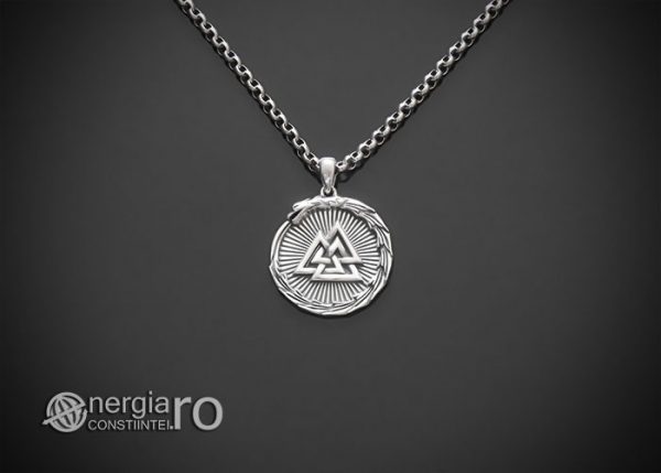 amuleta-talisman-medalion-colier-lant-lantisor-pandant-pandantiv-valknut-ouroboros-odin-triunghi-protector-protectie-protectoare-argint-925-PND770-01