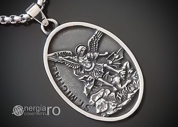 amuleta-talisman-medalion-colier-lant-lantisor-pandant-pandantiv-arhanghelul-sfantul-sf-mihail-protector-protectie-protectoare-inox-PND351-00