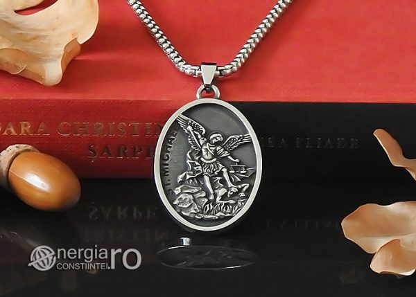 amuleta-talisman-medalion-colier-lant-lantisor-pandant-pandantiv-arhanghelul-sfantul-sf-mihail-protector-protectie-protectoare-inox-PND351-06