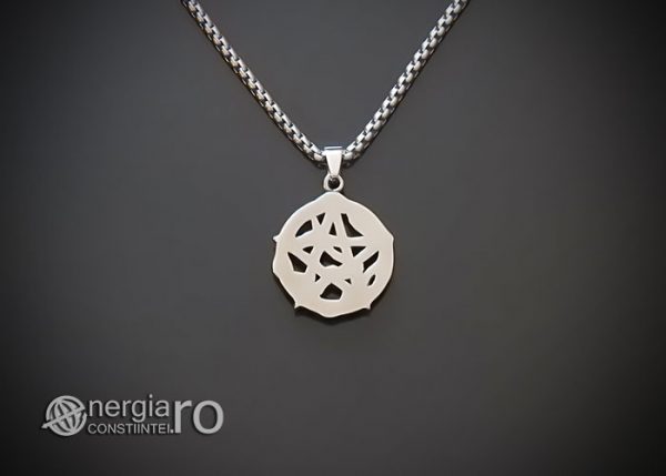 amuleta-talisman-medalion-colier-lant-lantisor-pandant-pandantiv-sarpe-incolacit-pe-pentagrama-pentaclu-protectie-protector-protectoare-inox-PND217-02