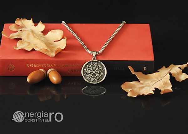 amuleta-talisman-medalion-colier-lant-lantisor-pandant-pandantiv-roata-norocului-busola-magica-vegvisir-protectie-protector-protectoare-inox-PND109-05