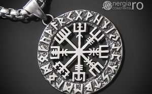 amuleta-talisman-medalion-colier-lant-lantisor-pandant-pandantiv-roata-norocului-vegvisir-busola-magica-cu-rune-protectie-protector-protectoare-inox-PND104-00